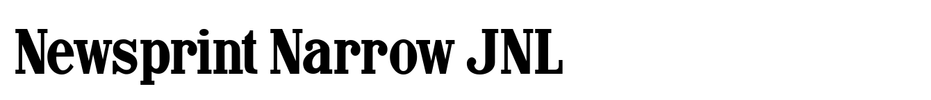 Newsprint Narrow JNL image